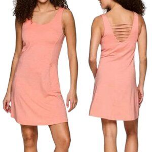 Avalanche Cambria Sport/Fitness Dress Pocket - Coral pink/almond heather - L